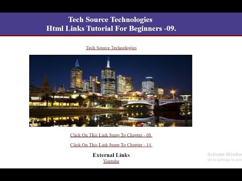 Html a Tag | Html Links Tutorial | href, src, target attributes | Html Tutorial For Beginners - 09
