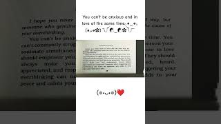 you can't be anxious and in love at the same time #itsokaytonotbeokay #wellnow #brokenheart
