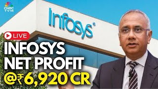 LIVE: Infosys Reports Net Profit At ₹6,920 Cr Vs CNBC-TV18 Poll Of ₹6,719 Cr | Infosys Q1 Results