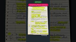 Competency Based Learning/Education,Learning Outcomes,NEP 2020,kvspedagogy#dsssb2025#kvs2025#shorts