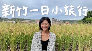 新竹一日深度小旅行！單車漫步在金黃色稻田、道地客家便當、DIY爆米香｜林宣 Xuan Lin