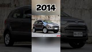 Evolution of Ford ecosport (2003/2024)#ford #ecosports #evolution #vehicles #2024 #viral #shorts