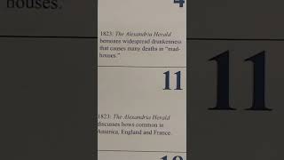 A Snapshot of April 11th,1823 #todayinhistory #1823 #thealexandriaherald #bowsinAmericaFranceEngland