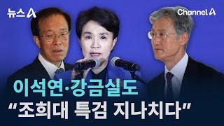 이석연·강금실도 “조희대 특검 지나치다” / 채널A / 뉴스A