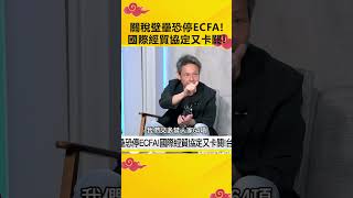 關稅壁壘恐停ECFA！國際經貿協定又卡關！@OMGpolitics  #政治仙知道 #謝龍介 #克萊兒 #關稅 #ECFA #卡關