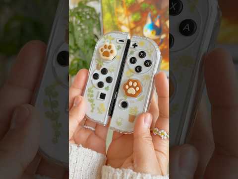 decorate my switch joycons with me🪴🍃 #shorts