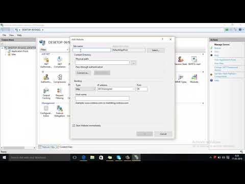 How to host Website on IIS (Internet Information Services)