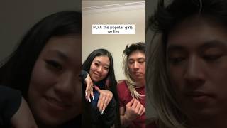 the popular girls go live 🤣🤣 #shorts #comedy