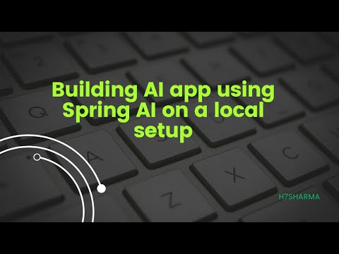 Building AI app using Spring AI