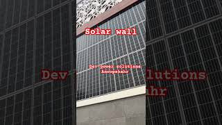 Solar wall #solar #devpower #battery #trending #viralshortsvideo