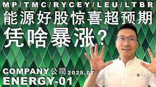 ENERGY-01 能源材料暴涨连连/好股轮着上台/坦白我研究这么多支股的真正目的！#美股 #trading #投资 #股票 #energy