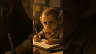 A monkey proposes to a girl but the girl refuses #monkey # #love #purpose #trending
