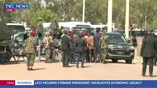 Body Of Former President Buhari Arrives Daura Residence