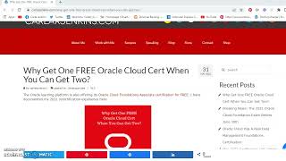 Why Get One FREE Oracle Cloud Cert When You Can Get Two?