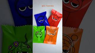 Paper DIY | INCREDIBOX SPRUNKI Candy Blind Bag Unboxing #shorts #incredibox #sprunki #asmr