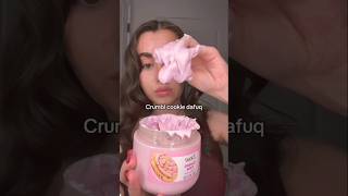 Was not expecting this skincare collab😭#crumbl #crumblcookies #dove #skincare