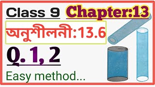 Class 9 | Maths | Exercise 13.6 | Chapter 13 | surface area and volumes | Q. 1, 2