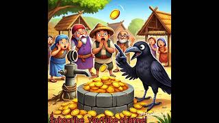 #short #AnimalStory #MoralStory #CleverCrow #KidsStory #AnimatedStory #StoryForKids #CrowAndTreasure