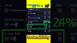 BGMI Best 3x Scope Sensitivity  #bgmi