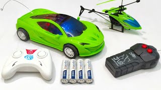 Unboxing Rc Car and Rc Helicopter | Remote Gadi | helicopter | rc car | remote car | rc helicopter