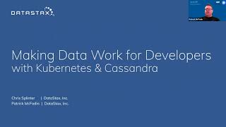 Webinar: Making Data Work for Developers with Kubernetes & Cassandra