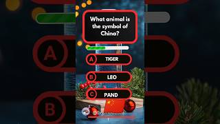 quiz time! China animal symbol?#quiztime #quiz #youtubeshorts