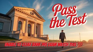Strategy on how to Clear BANK PRE exam with smart work 💯 #banking #bank #ibps #sbipo