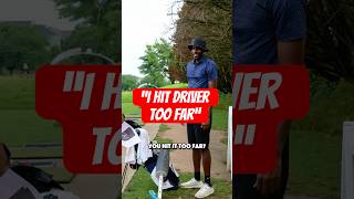 He hits driver TOO FAR for the whole range🤯. #golf #golfswing #divotdudes