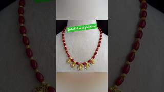 ethnic & Stylish look,Ever green coral,pearls & Precious beads Handmade jewellery✅✅#new #trending