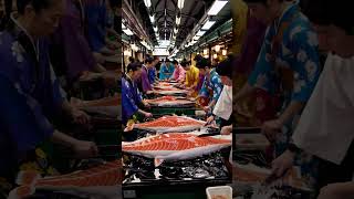 Following the Salmon’s Song #ai #art #creative #creativeai #midjourney #food #japan