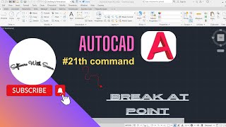 How to use break at point in autocad