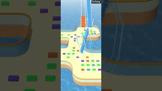 Bridge Race Madness! Can I Win the Race? | Fun Gaming Shorts
