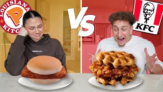 POPEYES VS KFC FOOD CHALLENGE!!
