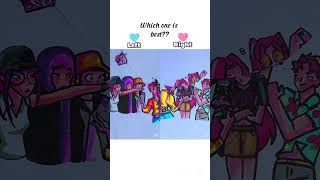 K-pop Demon hunters Abby x Mira#kpopdemonhunters#art#fypシ゚viral#squidgame#shorts