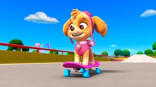 Pups Do Cool Skate Tricks 🎵🛹 PAW Patrol Songs