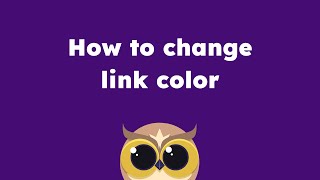 How to Change Link Colors in Helperbird