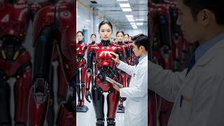 Install the battery to start the humanoid robot 2025. #robot #aiart #humanoid