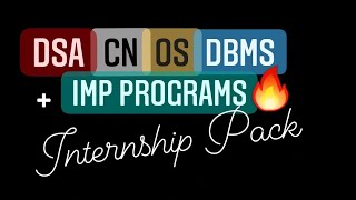 Internship Pack CSE'23