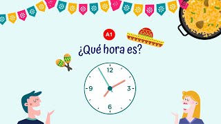 「西班牙文時間的表達-會話篇」La hora A1入門級
