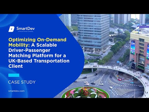 On-Demand Mobility: A Scalable Driver-Passenger Matching Platform  | Case Study
