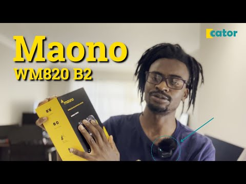 Best BUDGET Wireless microphone? | Unbox and test the Maono WM820 B2