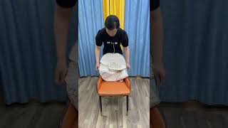 Curved chair cover #Chinese style one-piece dining chair mat#softpackchairSet#Curved chair cover