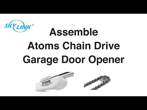 Tube Rail Chain Drive Assembly (Part 1) - Skylink ATOMS Garage Door Opener