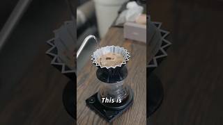The origami pour over brewer is a Japanese ceramic MASTER PIECE ☕️ #barista #homebarista #pourover