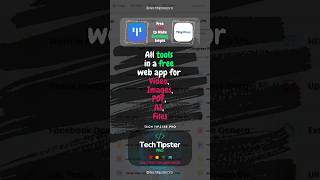 All tools in a free web app for Video, Image, AI, File #tinywow #aitools  #techtips