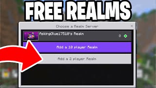 How To Make a Minecraft Realm For Free! - Minecraft Bedrock