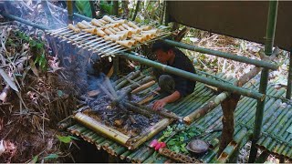 Set traps in the deep forest. Make drying racks for bamboo shoots to preserve.