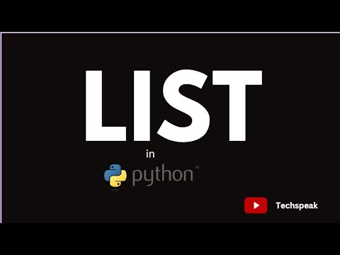 Comprehensive Guide to Python Lists in Tamil | Learn and Master Python Programming | Techspeak