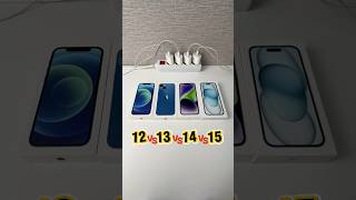 iPhone 12 VS 13 VS 14 VS 15 Power On Boot Speed Test Comparision