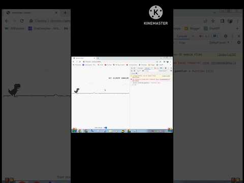 Chrome Dino Gameover Hack Code #html5